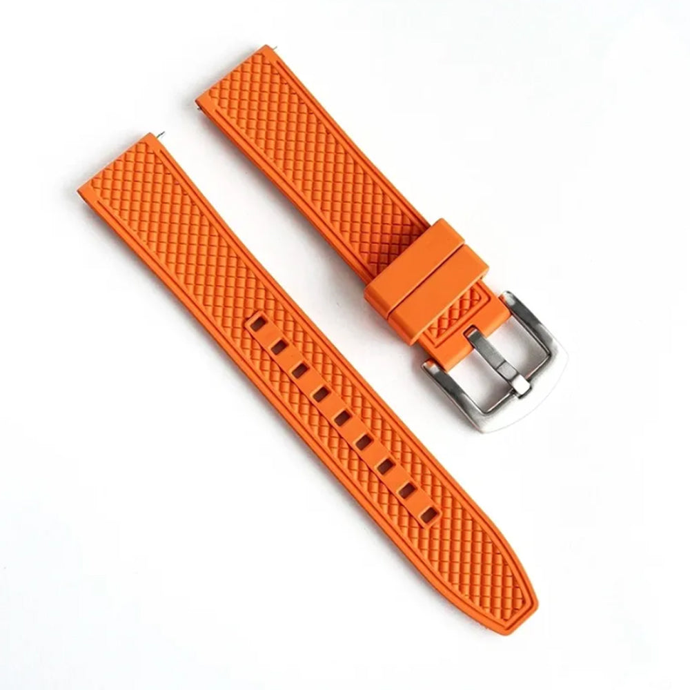 Sugess Watch Sugess Orange Fluoro rubber w/ Pin Buckle Photo 1