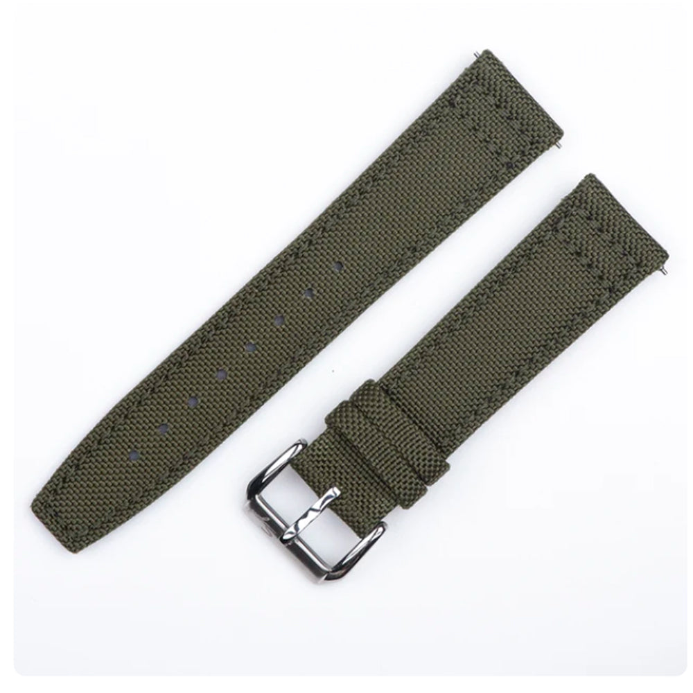 Sugess Watch Sugess Green Canvas Strap w/ Pin Buckle Photo 1