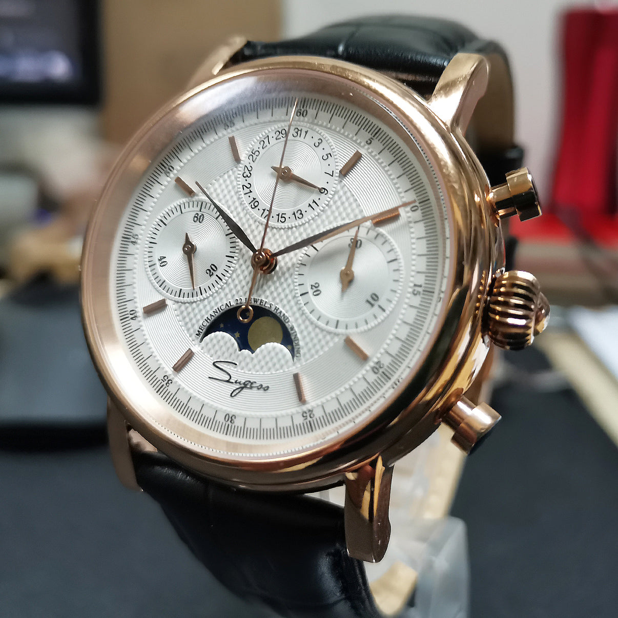 Sugess Watch MoonPhase Master Chronograph SU1908GK/X Photo 2