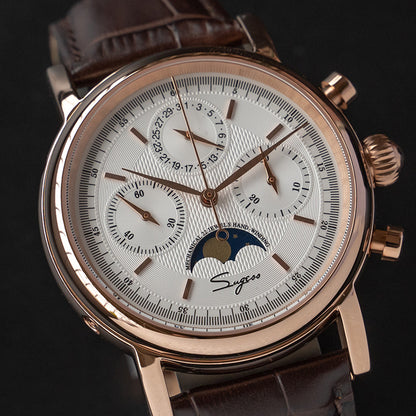 Sugess Watch MoonPhase Master Chronograph SU1908GW/X Photo 6