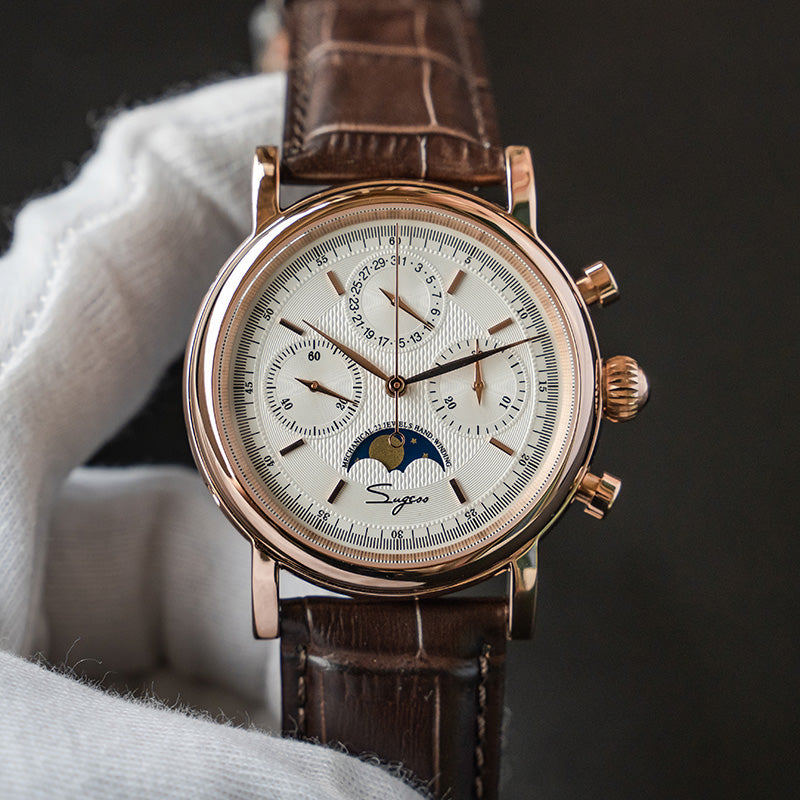 Sugess Watch MoonPhase Master Chronograph SU1908GW/X Photo 15