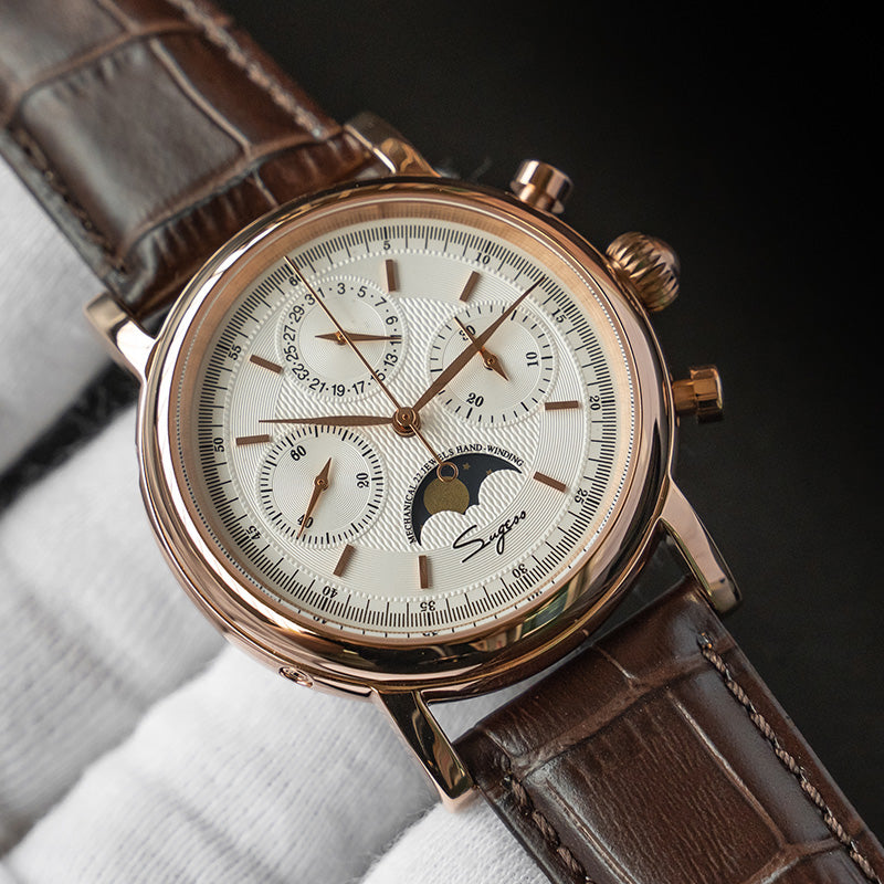 Sugess Watch MoonPhase Master Chronograph SU1908GW/X Photo 16