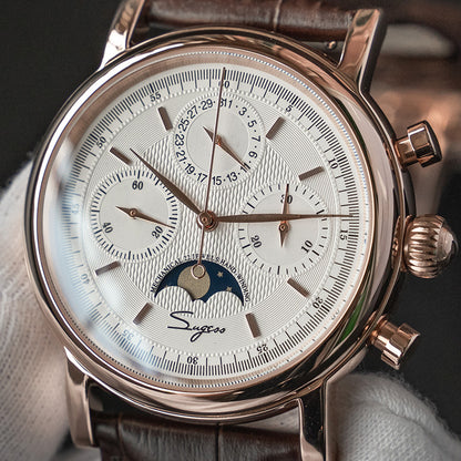 Sugess Watch MoonPhase Master Chronograph SU1908GW/X Photo 17