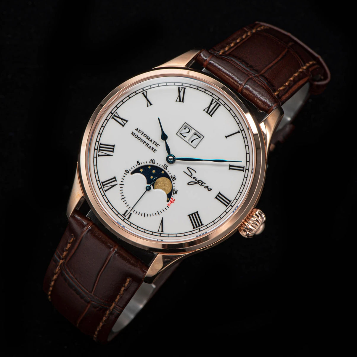 Sugess Watch MoonPhase Master Automatic SU2528GW Photo 3