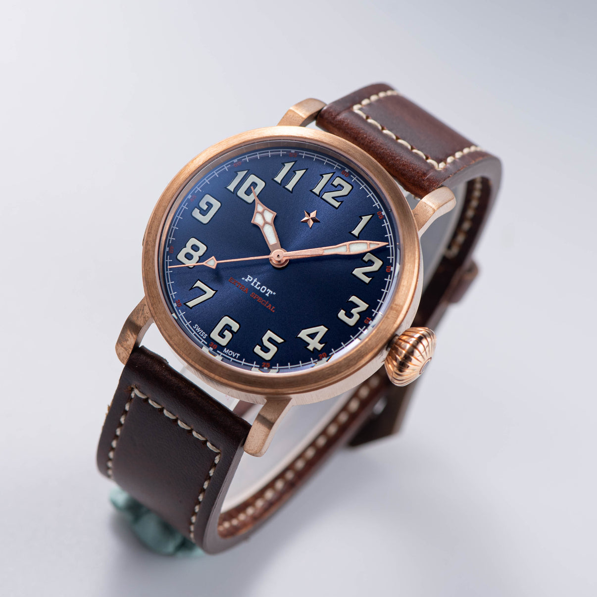 Sugess Watch Bronze Pilot S408.03 Photo 7