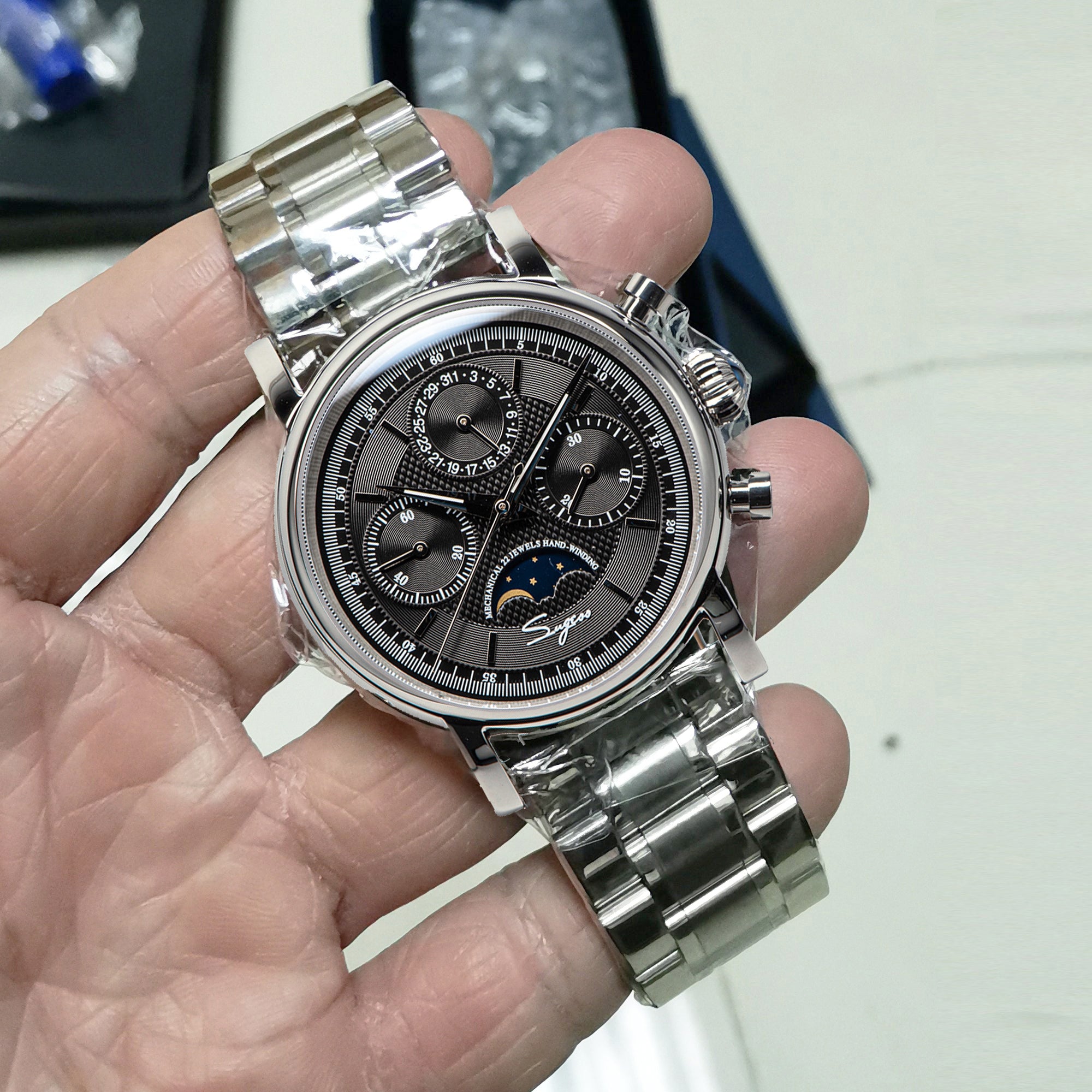 Sugess Watch MoonPhase Master Chronograph SU1908SZT/X Photo 5