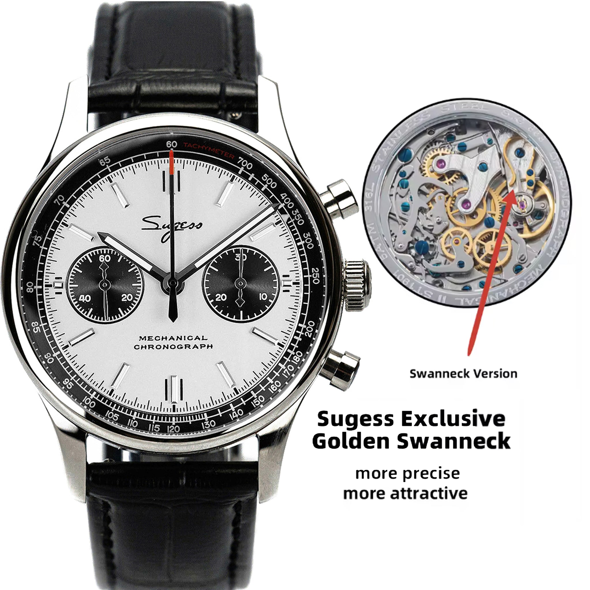 Sugess Watch Chrono Heritage SUPANK002GN/SN Photo 15