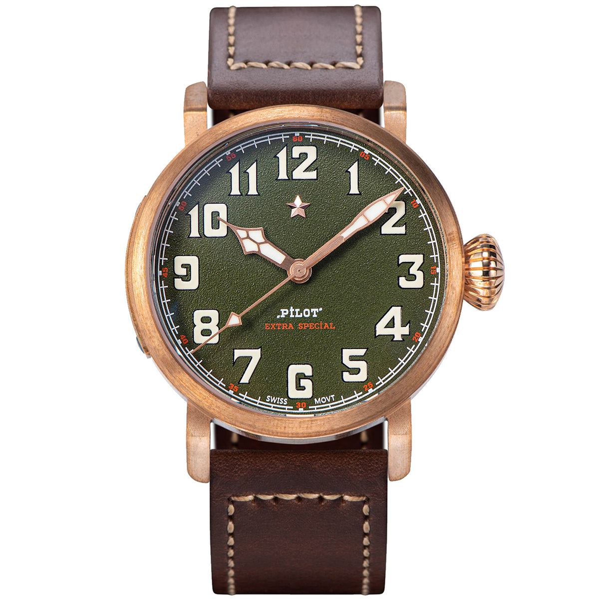 Sugess Watch Bronze Pilot S408.02 Photo 1