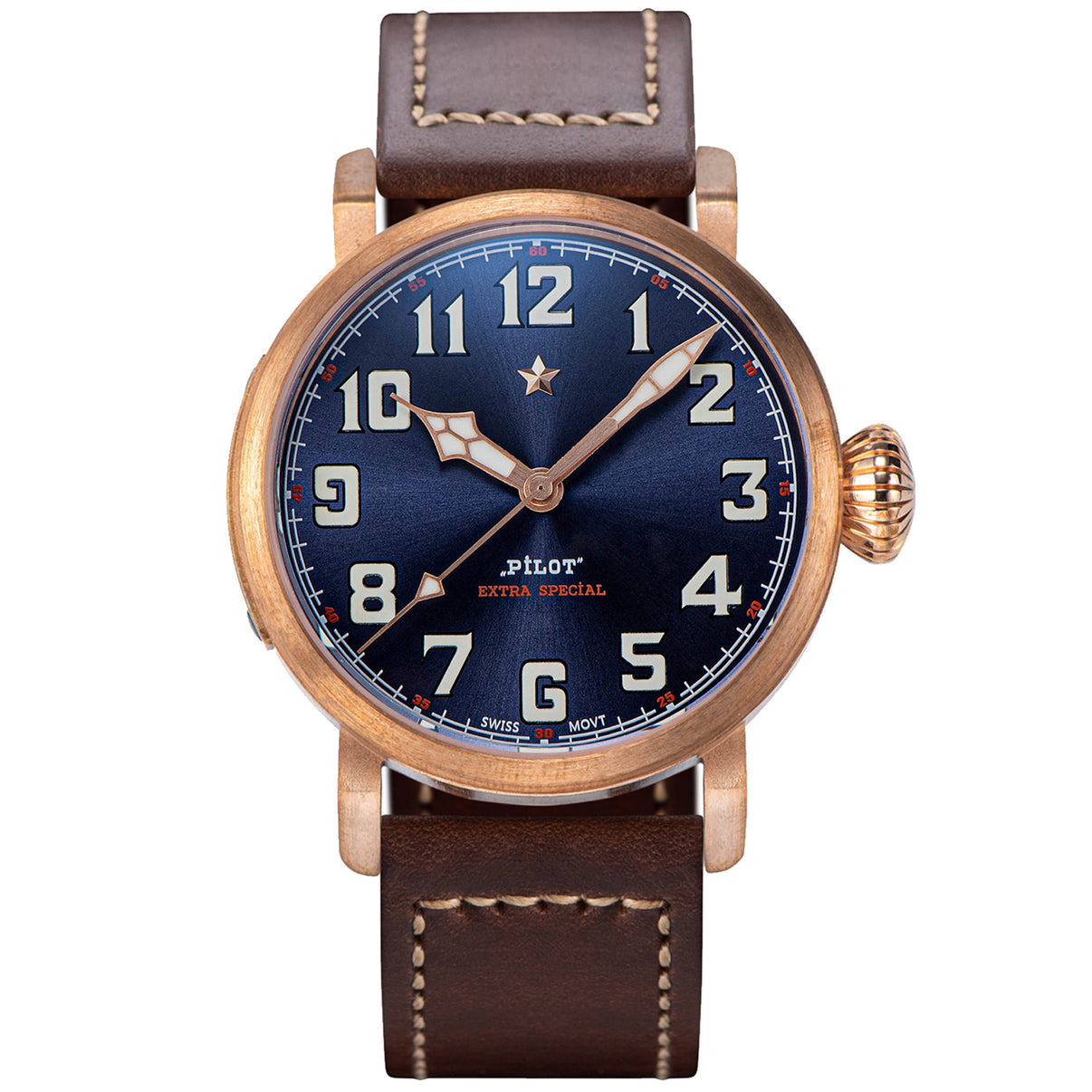 Sugess Watch Bronze Pilot S408.03 Photo 1