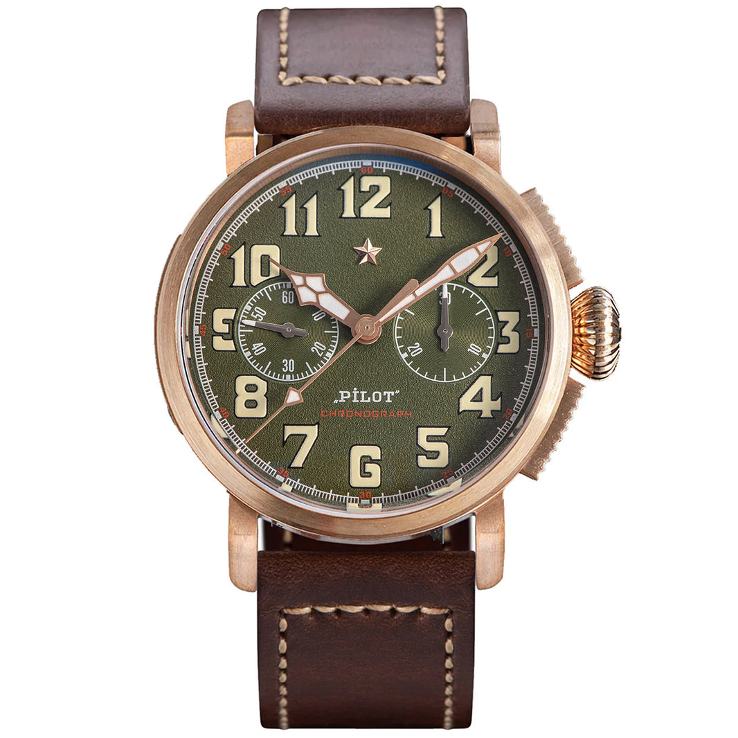 Sugess Watch Bronze Pilot S409.02 Photo 1