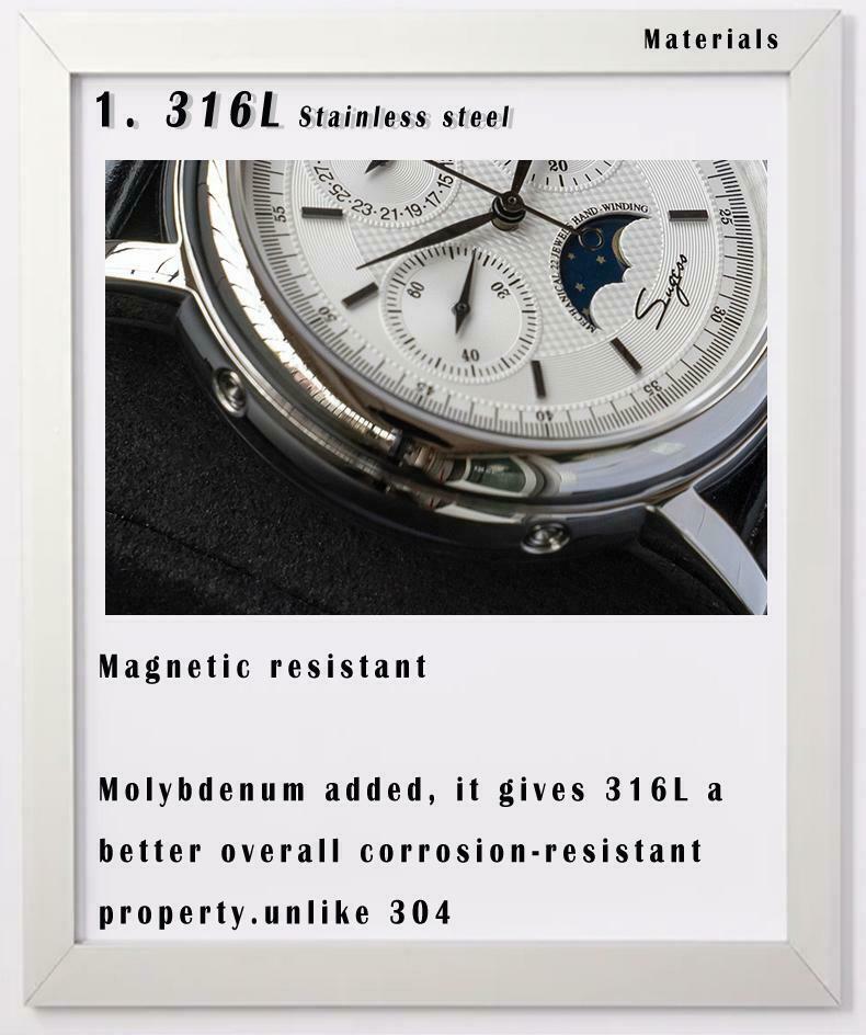 Sugess Watch MoonPhase Master Chronograph SU1908SBE/X Photo 5