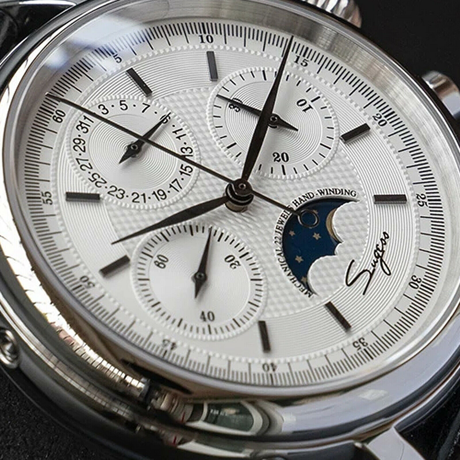 Sugess Watch MoonPhase Master Chronograph SU1908SBE/X Photo 2