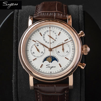 Sugess Watch MoonPhase Master Chronograph SU1908GW/X Photo 19